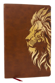 NKJV, Personal Size Thinline Bible with Cross References, Brown Leathersoft, Comfort Print, Red Letter by Thomas Nelson, 9781400360147
