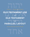 Old Testament Use of Old Testament in Parallel Layout Volume 1 (Torah and Prophets) by Gary Edward Schnittjer, 9780310177708