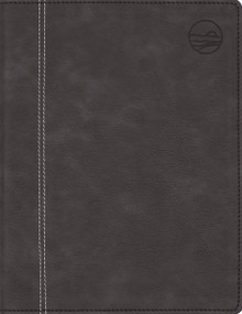 Rooted: The NIV Bible for Men, Leathersoft, Gray, Thumb Indexed, Comfort Print by Livingstone Corporation, Zondervan, 9780310469780