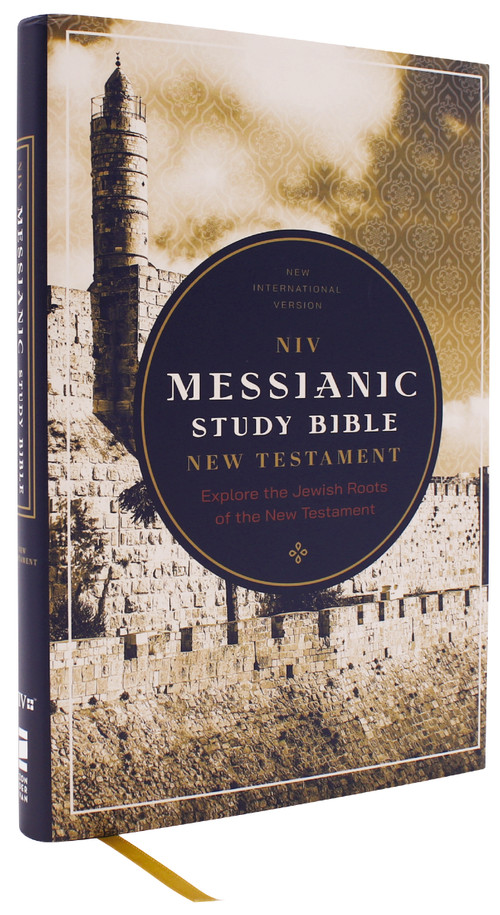 NIV, Messianic Study Bible New Testament, Hardcover, Red Letter, Comfort Print (Explore the Jewish Roots of the New Testament) by David J. Rudolph, Zondervan, 9780310469834