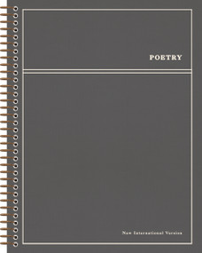 NIV, Journal the Word Bible, Single-Column, Spiral-Bound Edition, Poetry, Cloth Hardcover Spiral, Gray, Comfort Print by Zondervan, 9780310470052