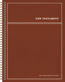 NIV, Journal the Word Bible, Single-Column, Spiral-Bound Edition, New Testament, Cloth Hardcover Spiral, Red, Red Letter, Comfort Print by Zondervan, 9780310470076