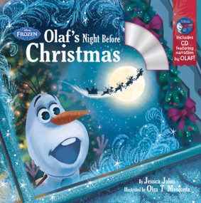 Olaf's Night Before Christmas Book & CD by Disney Books, 9781368051743