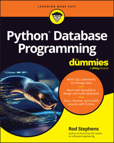 Python Database Programming For Dummies by Rod Stephens, 9781394459186