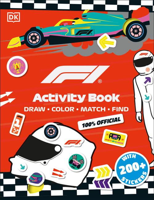F1 Activity Book by DK, 9798217493883