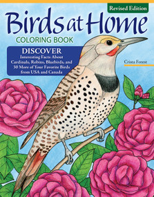Birds at Home Coloring Book by Crista Forest, 9781497205970