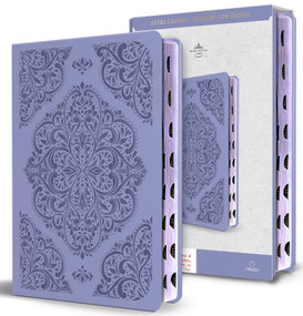 Bible RVR1960 Tamaño manual, Símil piel lavanda con índice / Bible RVR 1960 Handy Size Lavender Leathersoft With Index (Spanish Edition) by Reina Valera Revisada 1960, 9798890989482