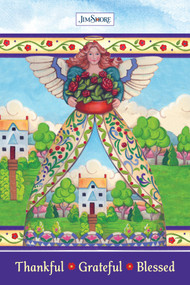 Thankful, Grateful, Blessed Mini Notebook by Jim Shore, 9781641781602