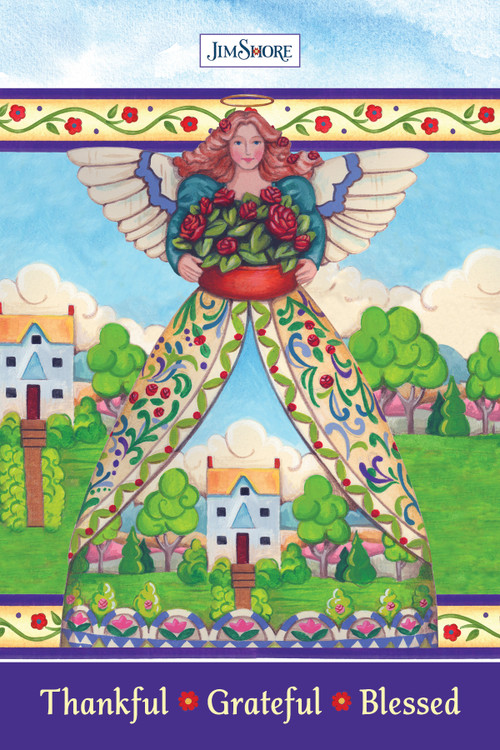 Thankful, Grateful, Blessed Mini Notebook by Jim Shore, 9781641781602