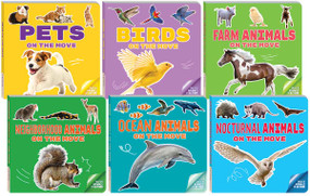 Watch Them Move Series Animals Board Book 6-Book Set by Curiosity Unlocked Collective Curiosity Unlocked Collective, 9798330933693