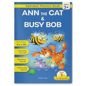 Phonics Book 1 : Ann the Cat & Busy Bob by Wonder House Books, 9789370890183