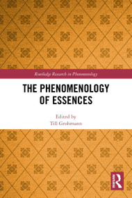 The Phenomenology of Essences by Till Grohmann, 9781032511245