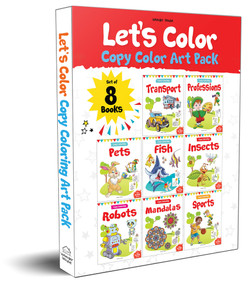 Let's Color Copy Colouring Books by Wonder House Books, 9789388144056