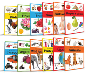 Early Learning Picture Books Boxset (Pack of 12 Picture Books For Kids (Wipe & Clean)) by Wonder House Books, 9789388369664
