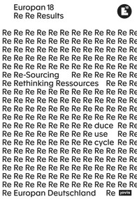 Europan 18: Ressourcen neu denken / Re-Sourcing (Ergebnisse / Results) (German Edition) by Europan Deutschland e.V./ Vesta Nele Zareh, 9783986123659