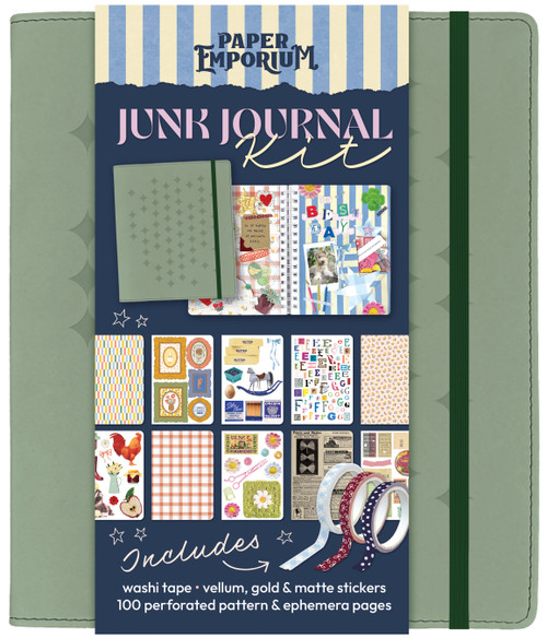 Sage Scrapbook Journal Kit by Parragon Books, 9798890195418