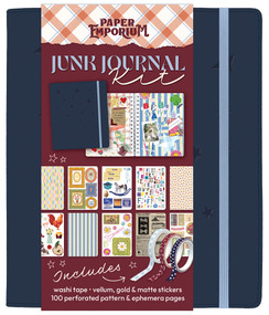 Junk Journal Navy by Parragon Books, 9798890197245