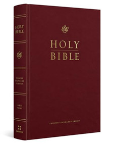 ESV Pew and Worship Bible, Large Print (Hardcover, Burgundy) by , 9798874906665