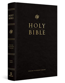 ESV Pew and Worship Bible, Large Print (Hardcover, Black) by , 9798874906689