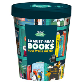 50 Must-Read Books Bucket List Jigsaw Puzzle v2 (1000 pieces) by Ridley's Games, 9781797247960