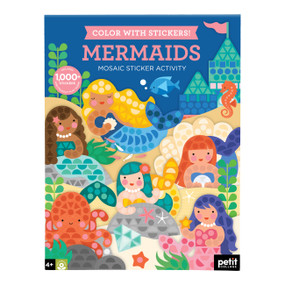 Mosaic Sticker Activity: Mermaids (Bilingual Edition) by Petit Collage, 9781797249377