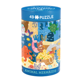 Spot the Difference Puzzle: Animal Mermaids by Petit Collage, 9781797249445
