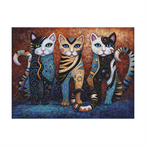 Kleo Cats 1000 Piece Jigsaw Puzzle by Paperblanks (Marjorie Sarnat Art) by Paperblanks, 9781408767689
