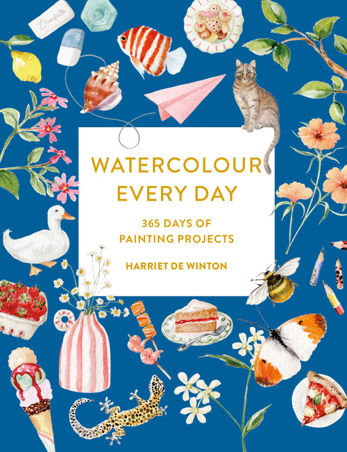 Watercolour Every Day (365 Days of Painting Projects) by Harriet de Winton, 9781846017070