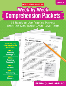 Week-by-Week Packets : Comprehension (Gr. 4) by Elena Quagliarello, 9798225097677