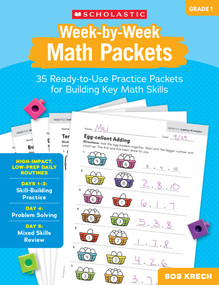 Week-by-Week Packets : Math (Gr. 1) by Bob Krech, 9798225099527