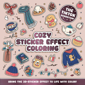 Cozy Sticker Effect Coloring (Over 90 Cozy Escapes to Color, Finished with a Sticker Effect, Perfect for Creativity and Relaxation) by IglooBooks, 9781805854692