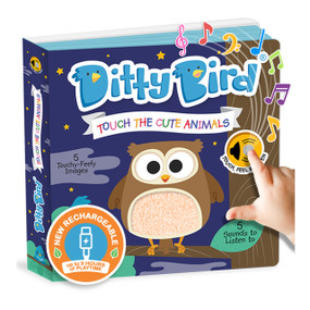 Ditty Bird | Touch the Cute Animals | Interactive Sensory Sound book for babies 6 - 18 months | Touch and Feel books with textures| Early learning toy.. by Ditty Bird, 9780648268512
