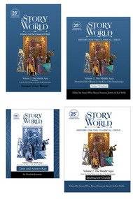 The Story of the World, Volume 2: The Middle Ages Bundle, 25th Anniversary Edition (From the Fall of Rome to the Rise of the Renaissance) by Susan Wise Bauer, 9781969725081