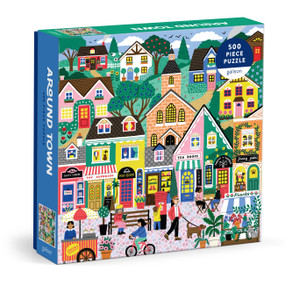 Around Town 500 Piece Puzzle by Holly Maguire, Galison Galison, 9780735389878