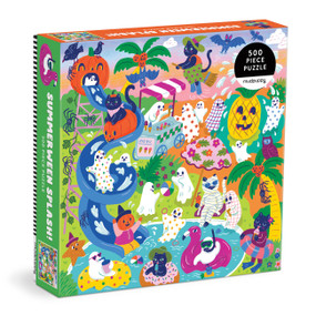 Summerween Splash! 500 Piece Family Puzzle by Mudpuppy, Sarah Walsh, 9780735390829