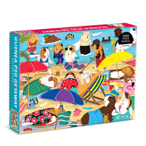 Guinea Pig Getaway 1000 Piece Family Puzzle by Mudpuppy, Hanna Melin, 9780735390850