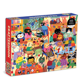 Crafternoon 1000 Piece Family Puzzle by Mudpuppy, Heidi Moreno, 9780735390867