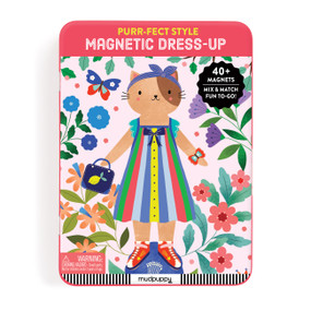 Purr-fect Style Magnetic Dress-up by Mudpuppy, Flora Waycott, 9780735390874