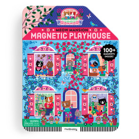 Meow Mansion Magnetic Playhouse by Mudpuppy, Tara Lilly, 9780735390898