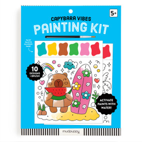 Capybara Vibes Painting Kit by Mudpuppy, Chonnie Artwork, 9780735390911