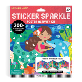 Mermaid Magic Sticker Sparkle Poster Activity Kit by Mudpuppy, Nina Ghataora, 9780735390935