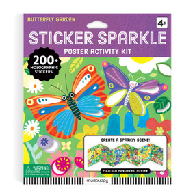 Butterfly Garden Sticker Sparkle Poster Activity Kit by Mudpuppy, Darcie Olley, 9780735391093