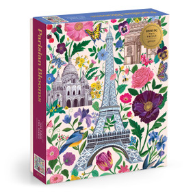 Parisian Blooms 1000 Piece Foil Puzzle by Galison Galison, Christine De Carvalho, 9780735391246