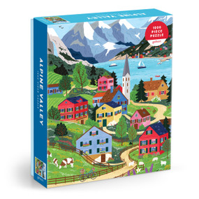 Alpine Valley 1000 Piece Puzzle by Galison Galison, Maja Tomljanovic, 9780735391253