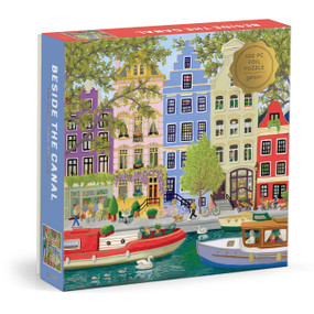 Beside the Canal 500 Piece Foil Puzzle by Galison, Mélanie Voituriez, 9780735391369