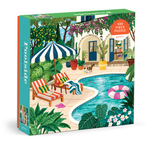 Poolside 500 Piece Puzzle by Galison, Tània Garcia, 9780735391444