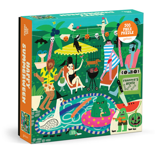 Happy Summerween 500 Piece Puzzle by Galison Galison, Anne Bentley, 9780735391451
