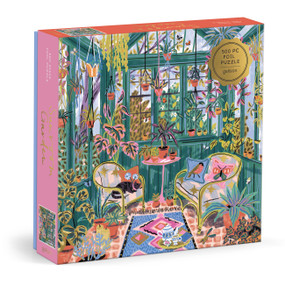 Sunroom Garden 500 Piece Foil Puzzle by Galison Galison, Louise Cunningham, 9780735392069