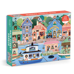 Main Street Harbor 1000 Piece Puzzle by Galison Galison, Elisabeth Dorrian, 9780735392083