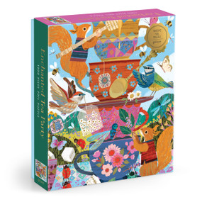Victoria Ball Enchanted Tea Party 1000 Piece Foil Puzzle by Galison Galison, Victoria Ball, 9780735392212